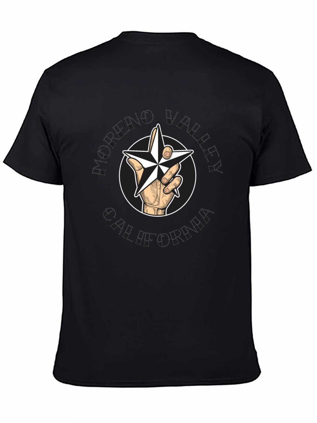 Star Hand Graphic Tee - Modern Style