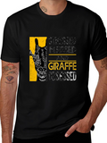 Stressed Blessed Giraffe Obsessed T-Shirt