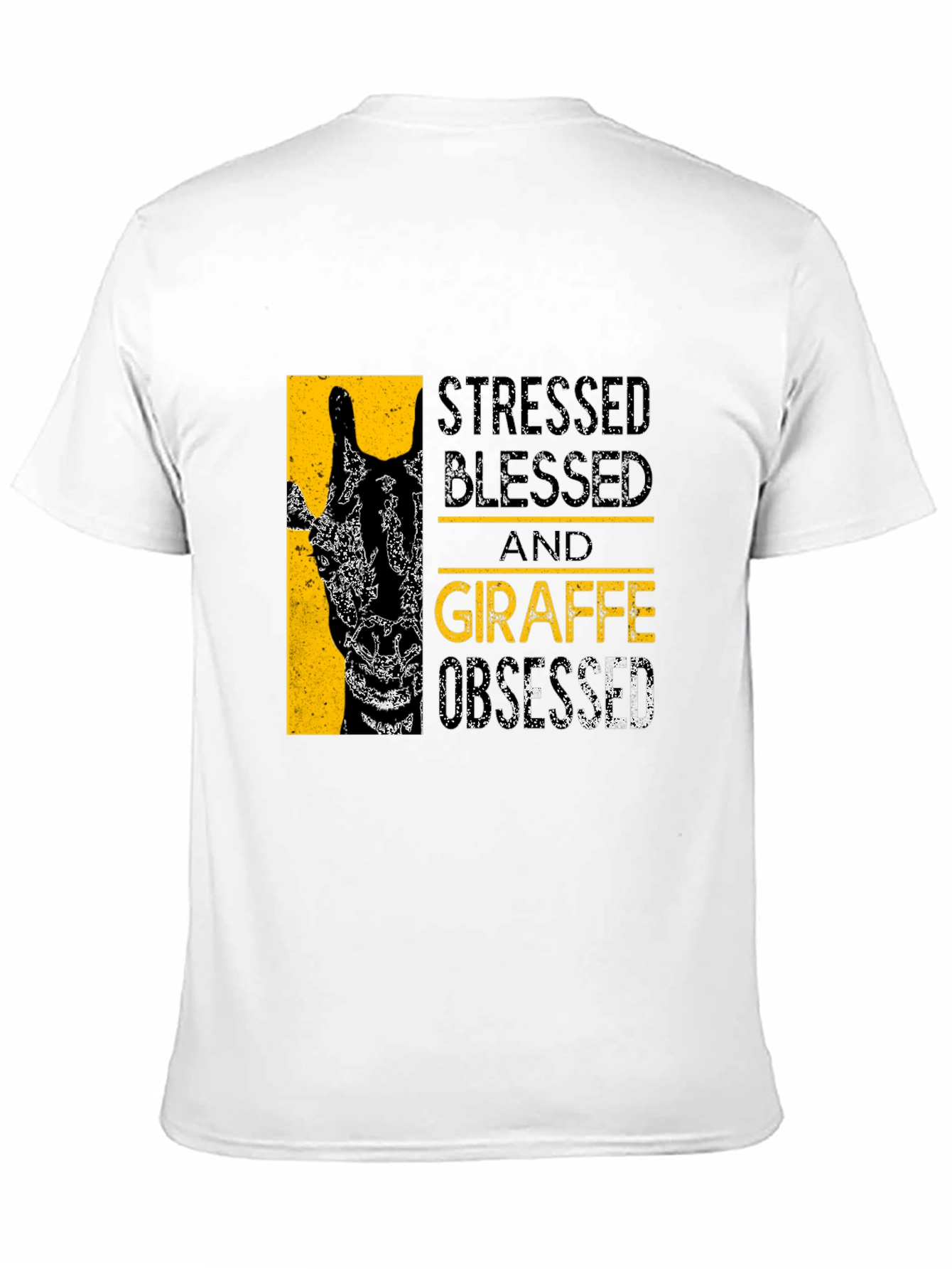 Stressed Blessed Giraffe Obsessed T-Shirt