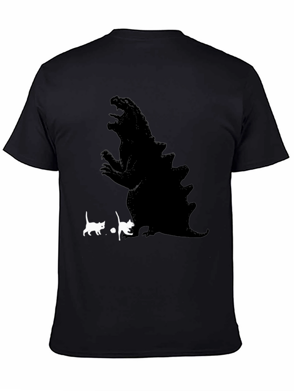 Godzilla vs. Cats T-Shirt Funny Graphic Tee