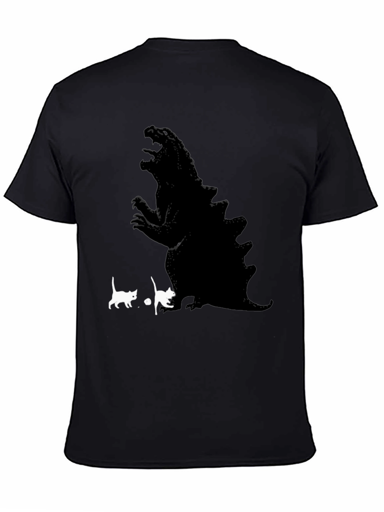 Godzilla vs. Cats T-Shirt Funny Graphic Tee