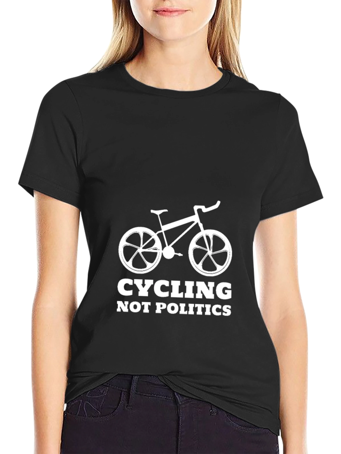 Cycling Not Politics Graphic Tee