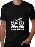Cycling Not Politics Graphic Tee