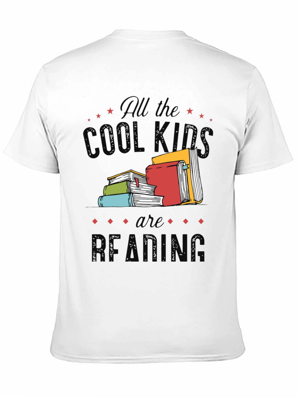 Cool Kids Reading Black Graphic Tee