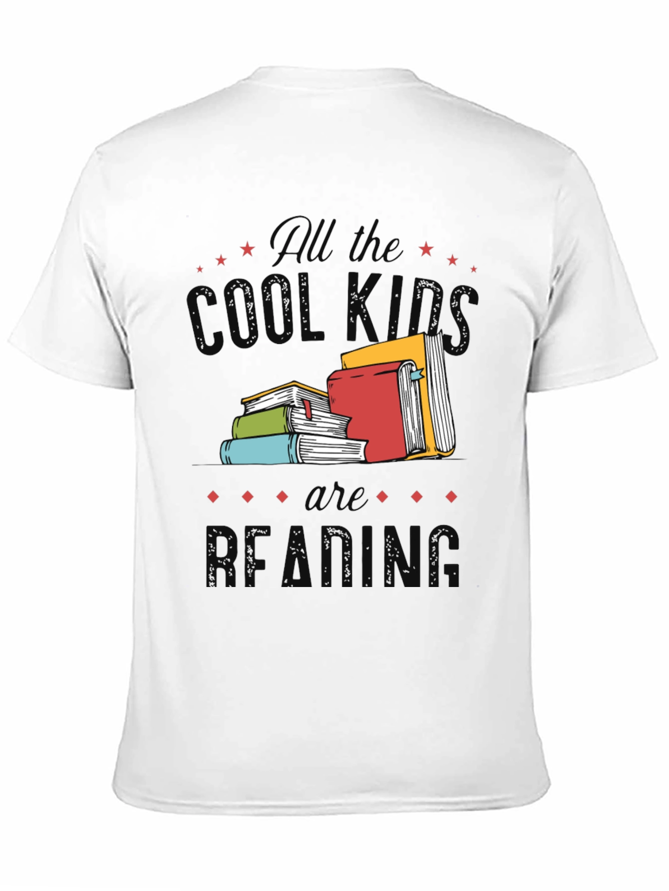 Cool Kids Reading Black Graphic Tee
