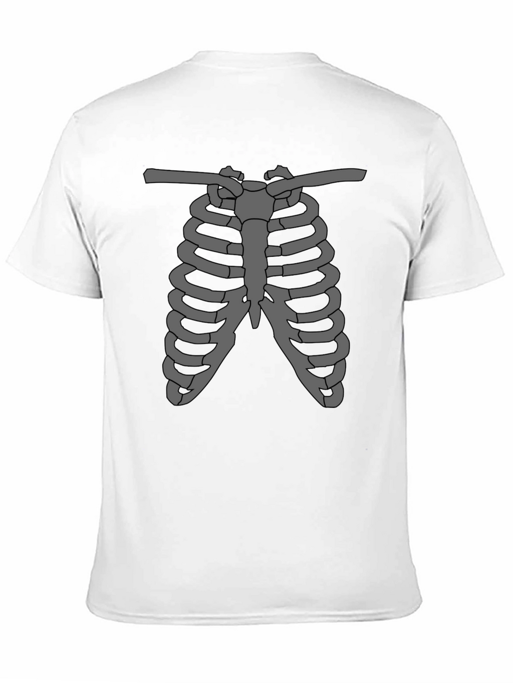 Rib Cage Graphic Tee - Skeleton Anatomy T-Shirt