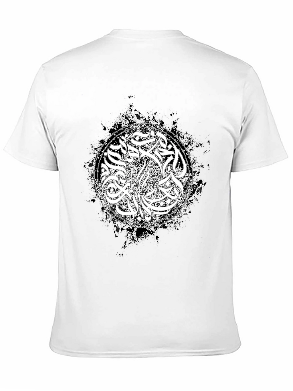 Abstract Arabic T-Shirt - Black