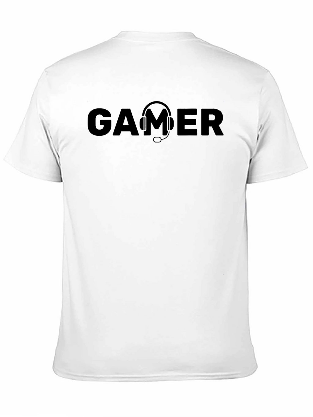 Gamer Headset Graphic Print T-Shirt