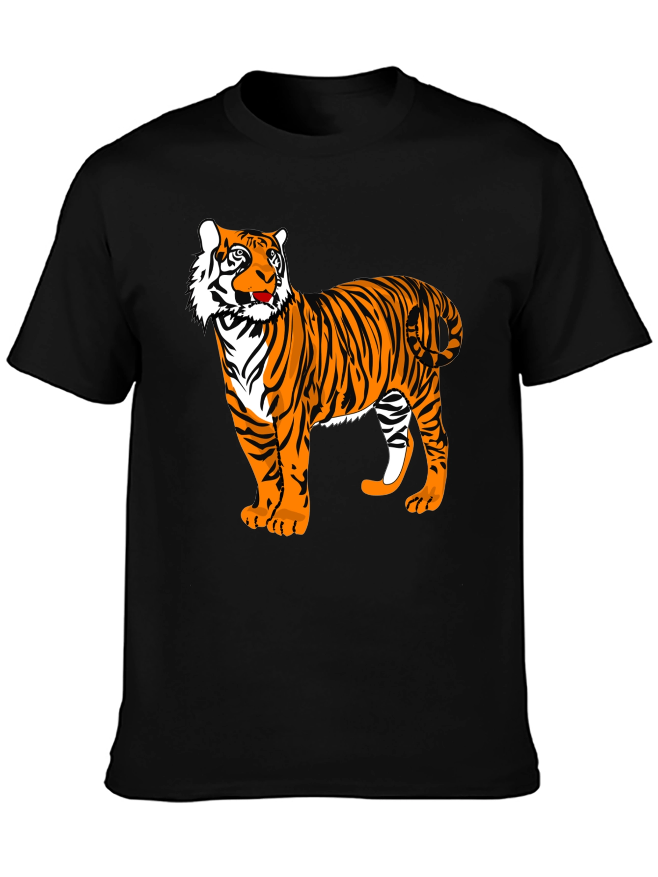Tiger Graphic T-Shirt - Stylish Animal Print Tee