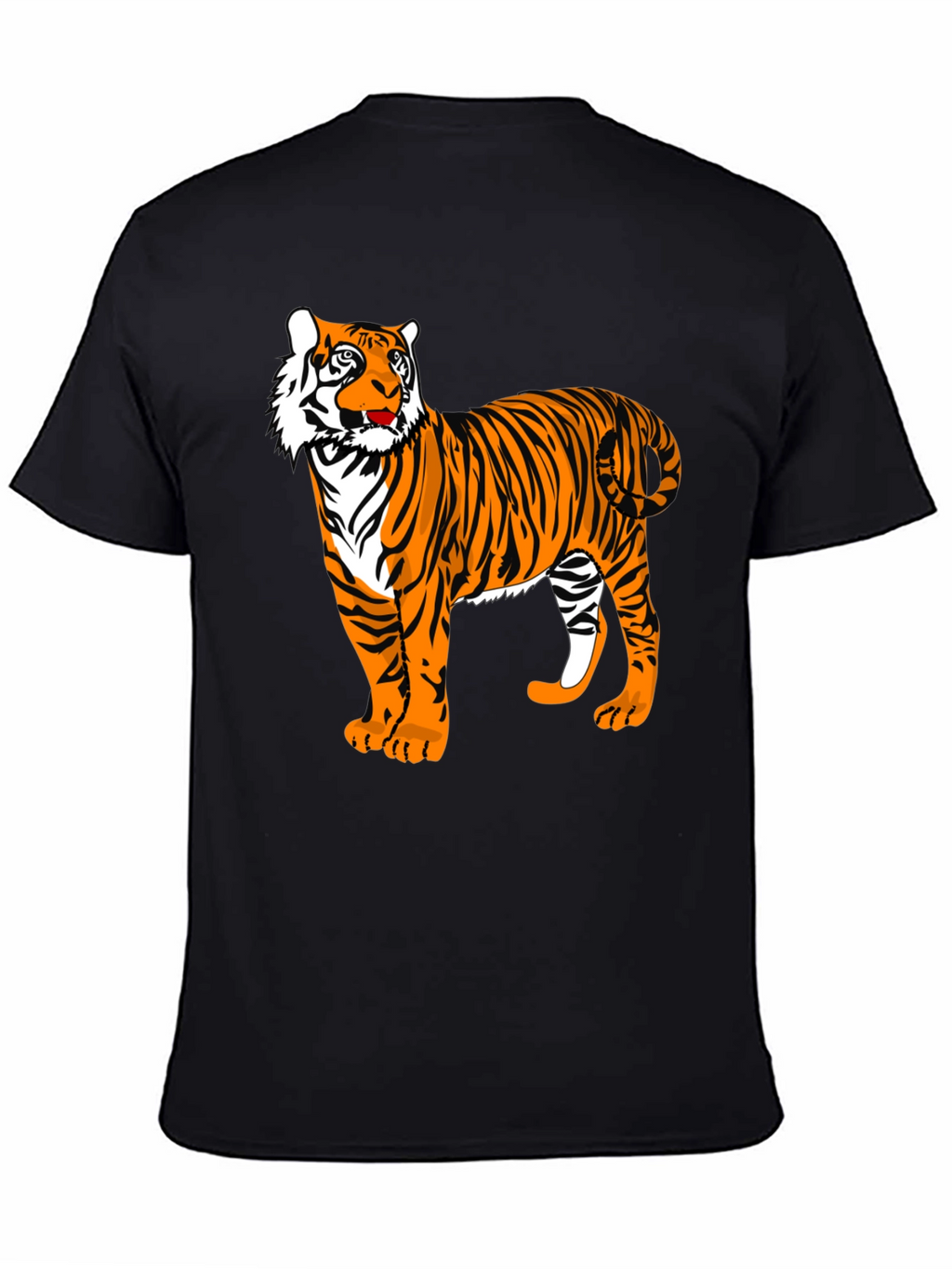 Tiger Graphic T-Shirt - Stylish Animal Print Tee