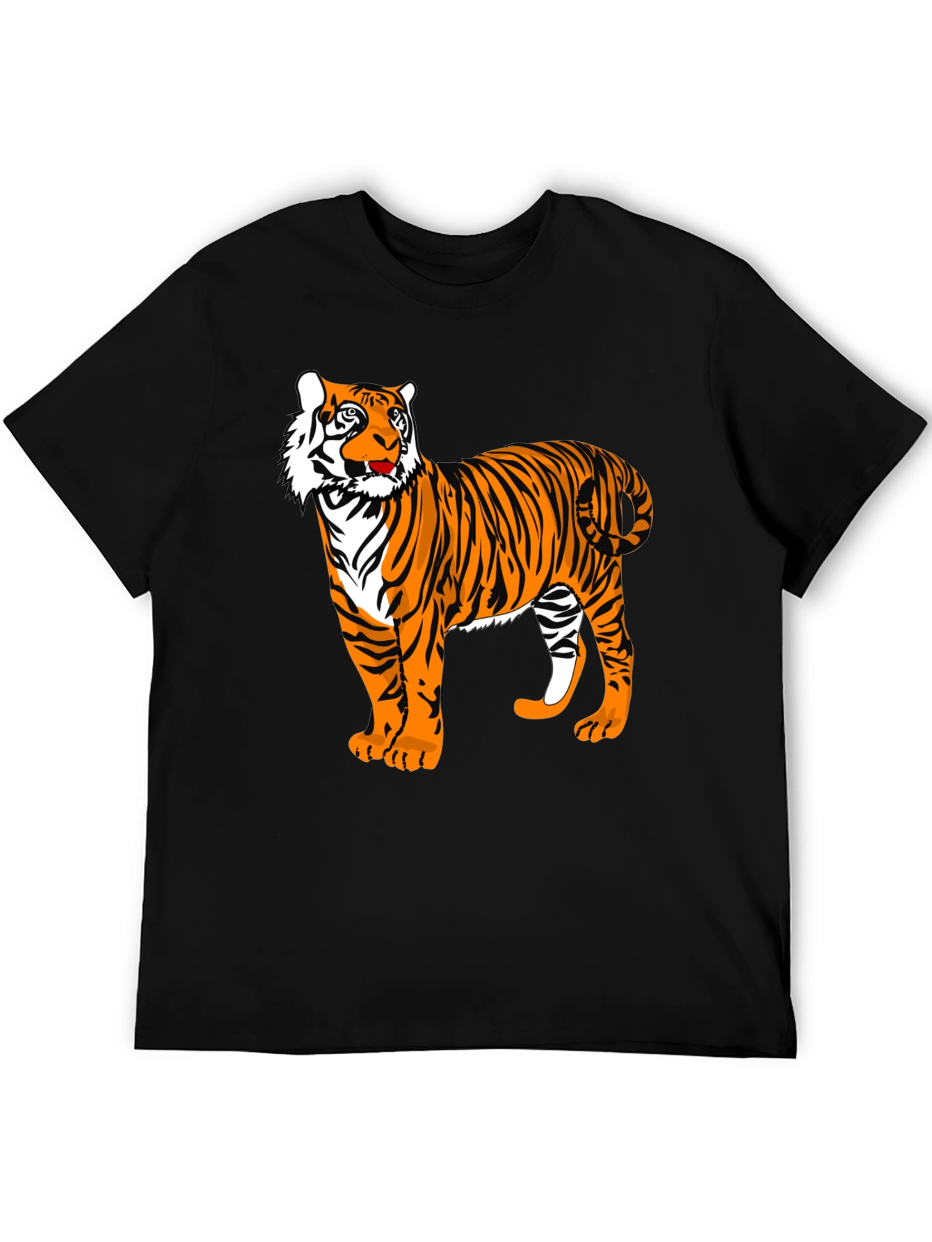 Tiger Graphic T-Shirt - Stylish Animal Print Tee