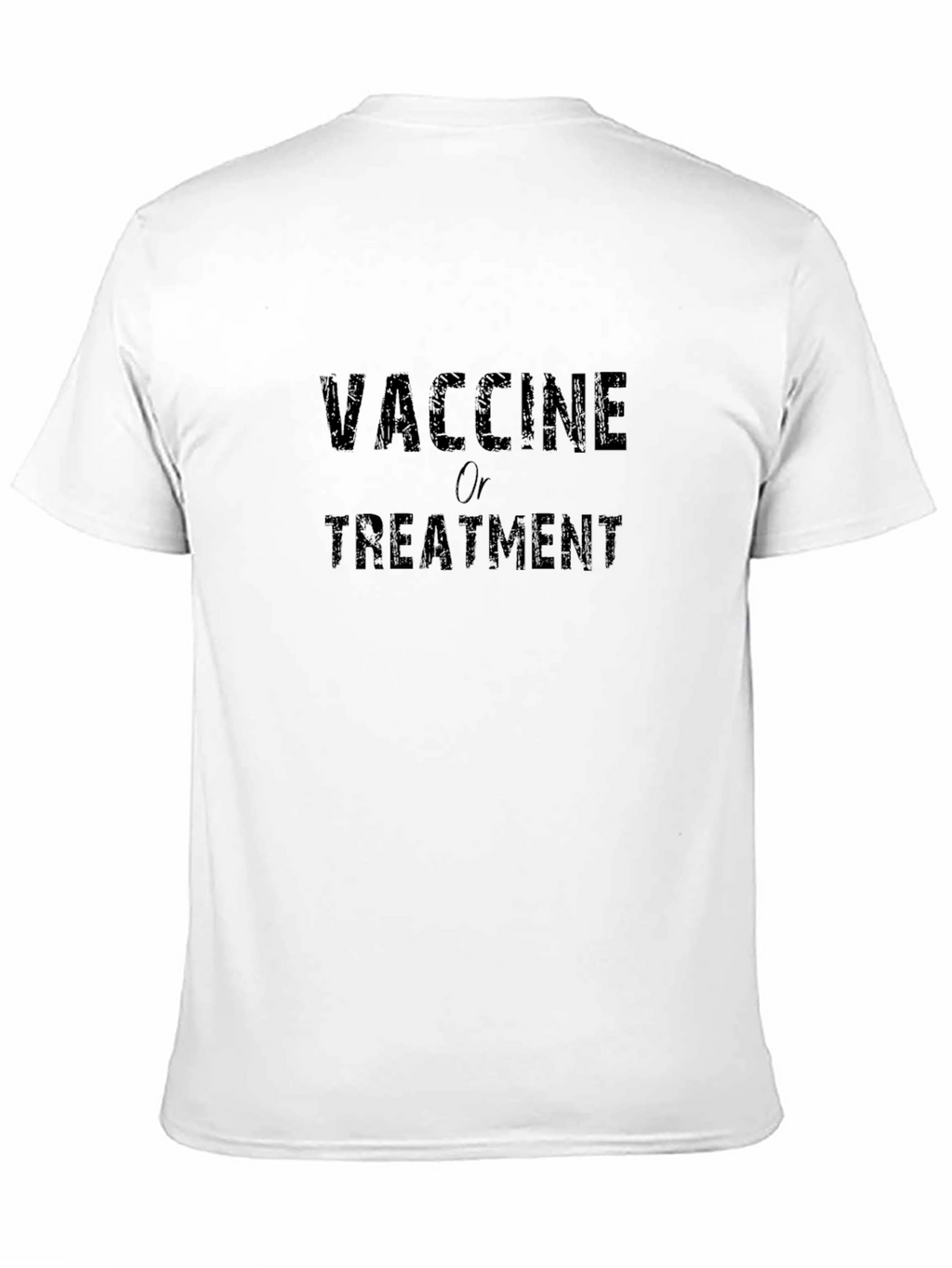 Vaccine or Treatment Graphic Tee - Black