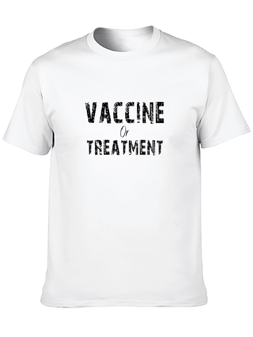 Vaccine or Treatment Graphic Tee - Black