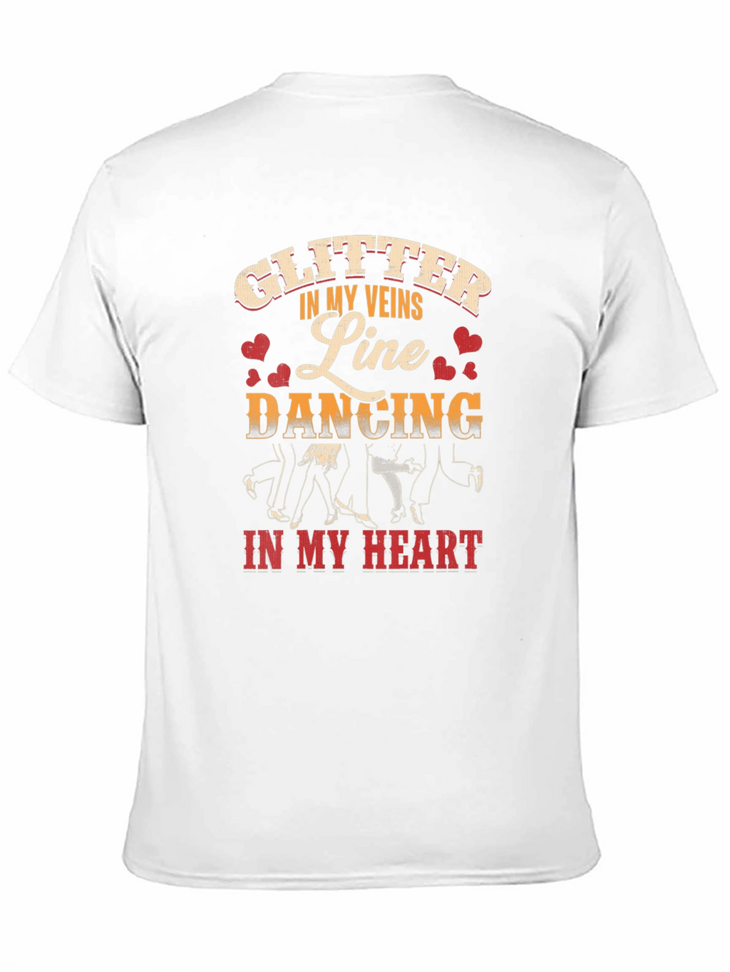 Line Dancing Glitter T-Shirt