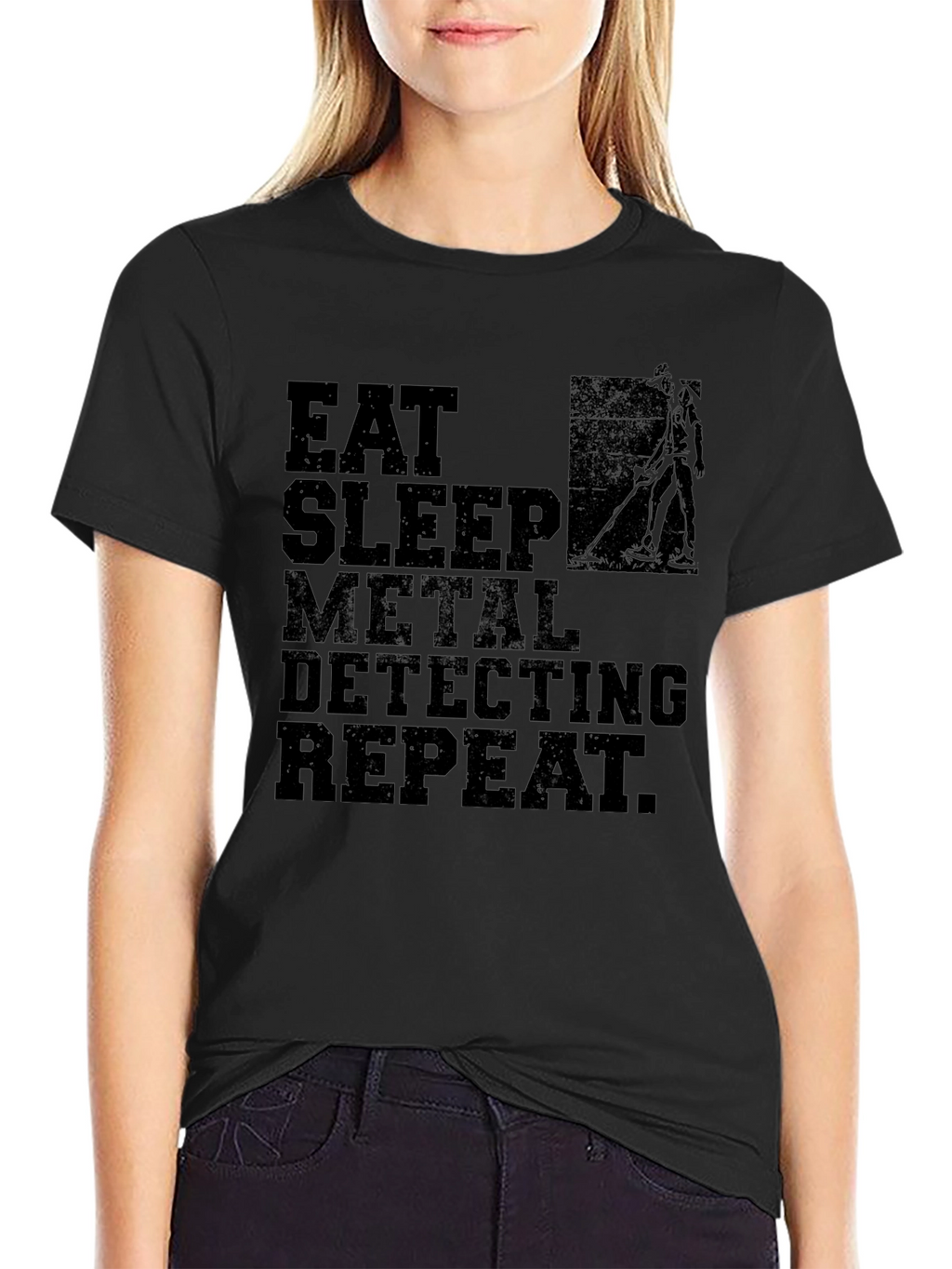 Eat Sleep Metal Detecting Repeat T-Shirt