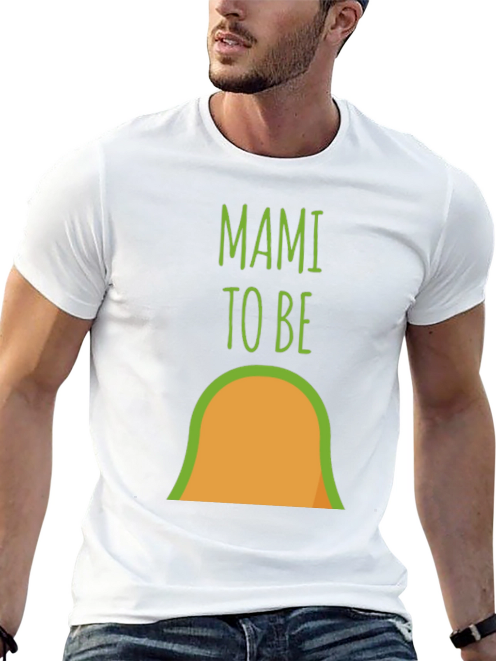 Mami To Be Avocado Pregnancy Announcement T-Shirt