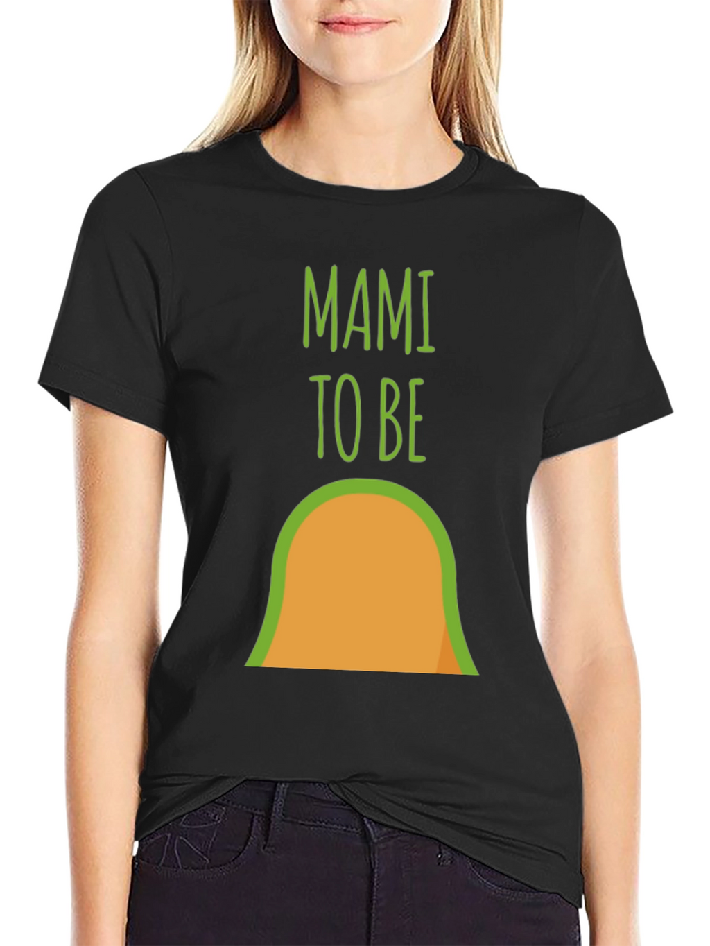 Mami To Be Avocado Pregnancy Announcement T-Shirt
