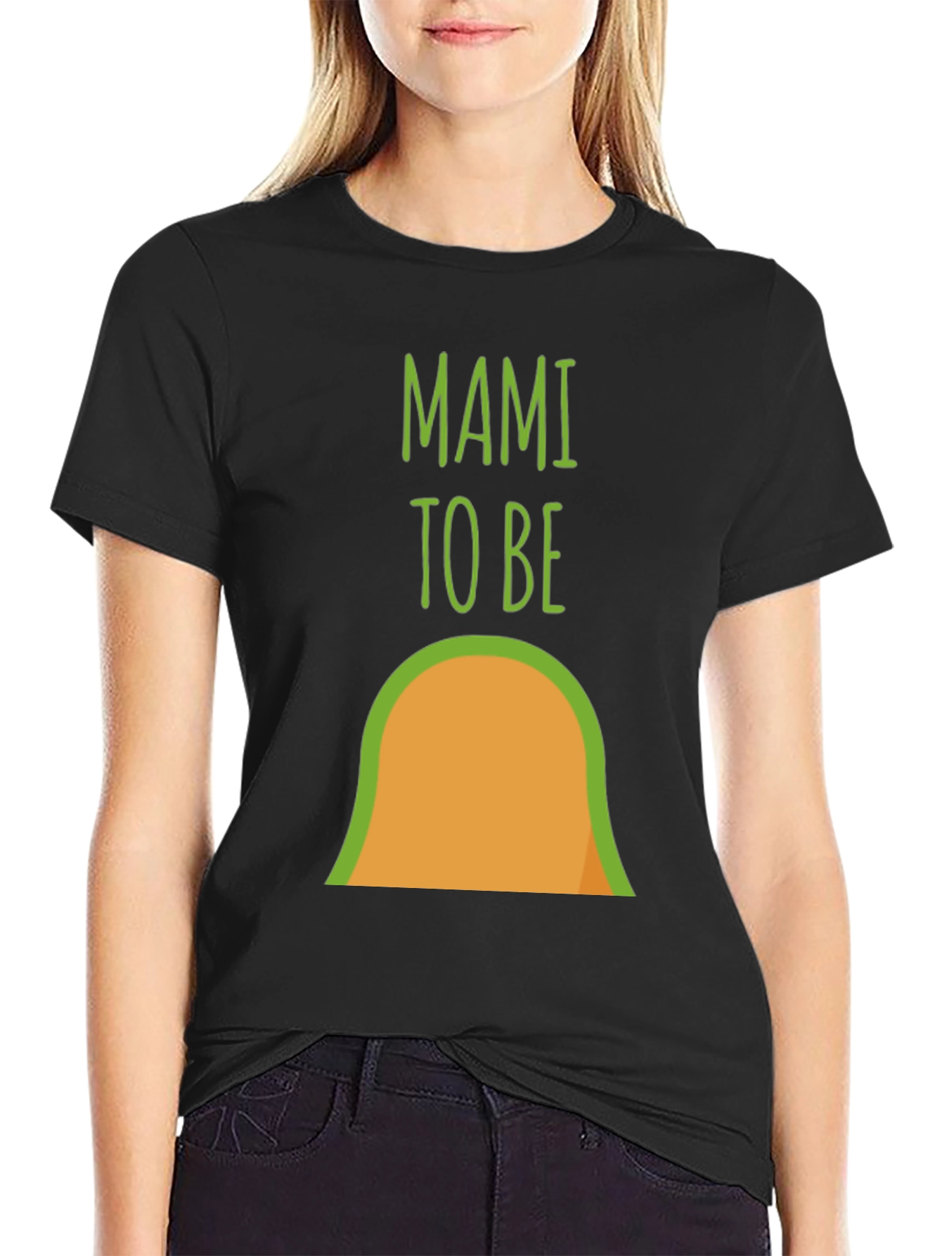 Mami To Be Avocado Pregnancy Announcement T-Shirt