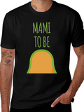 Mami To Be Avocado Pregnancy Announcement T-Shirt