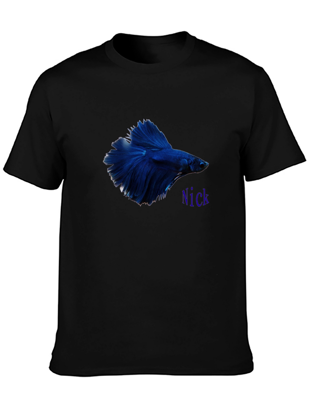 Betta Fish Graphic Tee - Custom Name Option