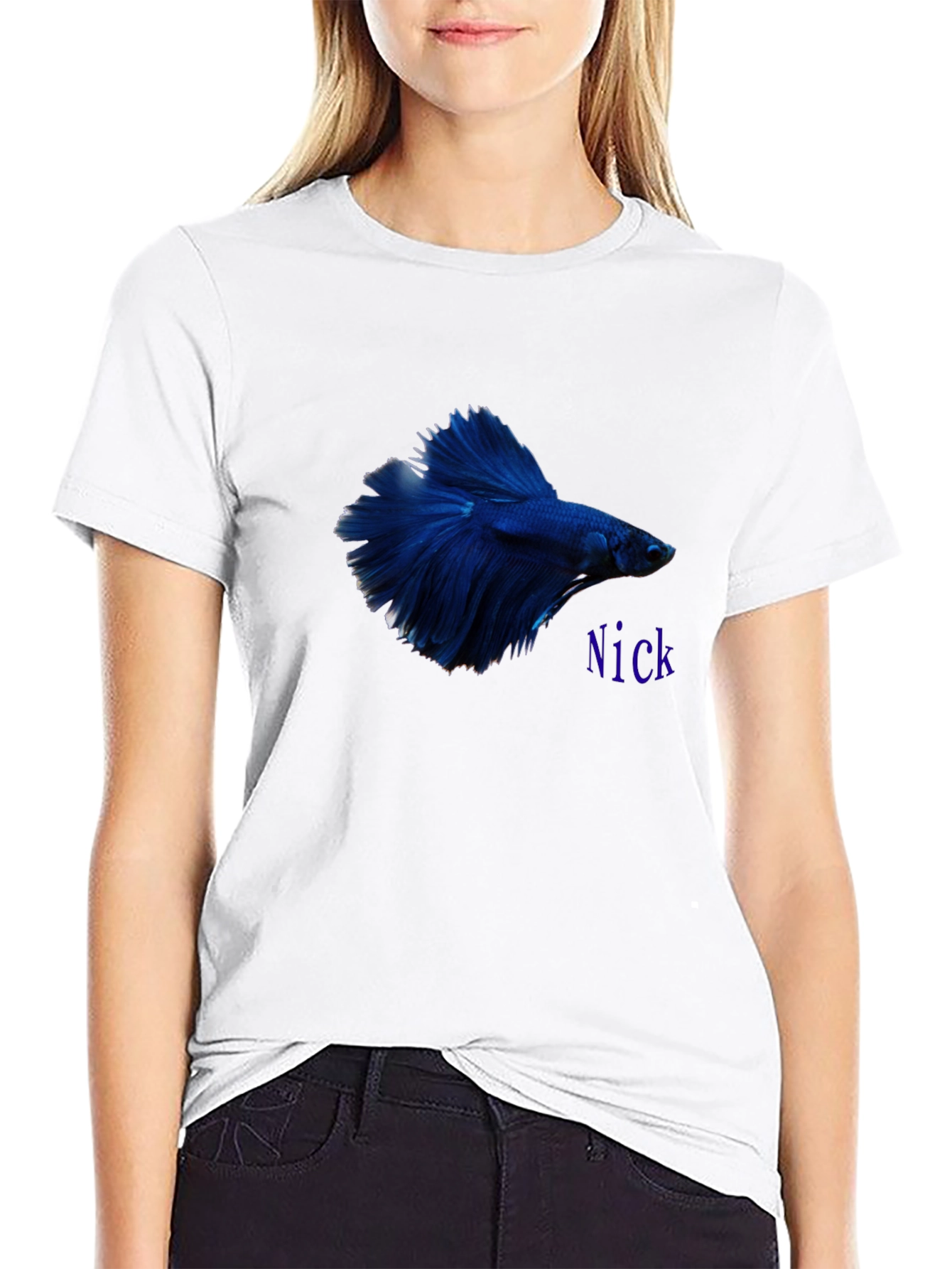 Betta Fish Graphic Tee - Custom Name Option