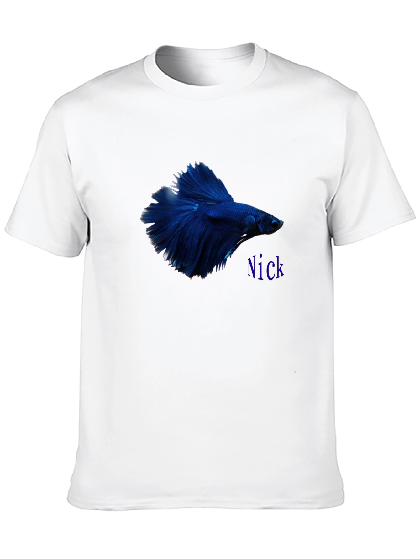 Betta Fish Graphic Tee - Custom Name Option