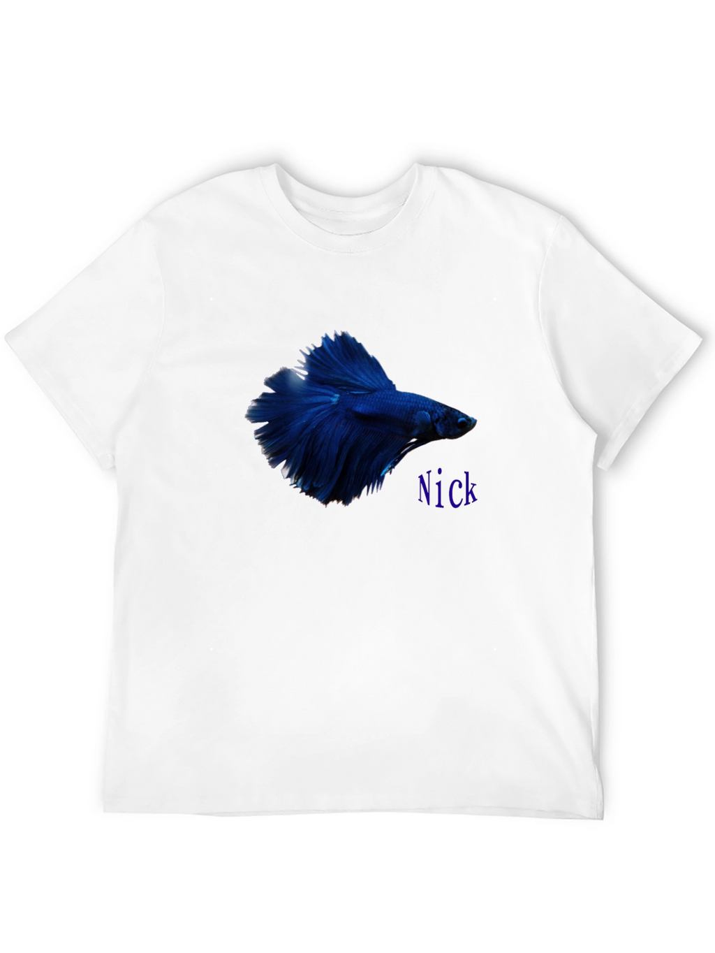 Betta Fish Graphic Tee - Custom Name Option