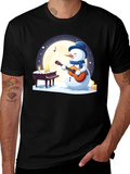 Musical Snowman Graphic Tee