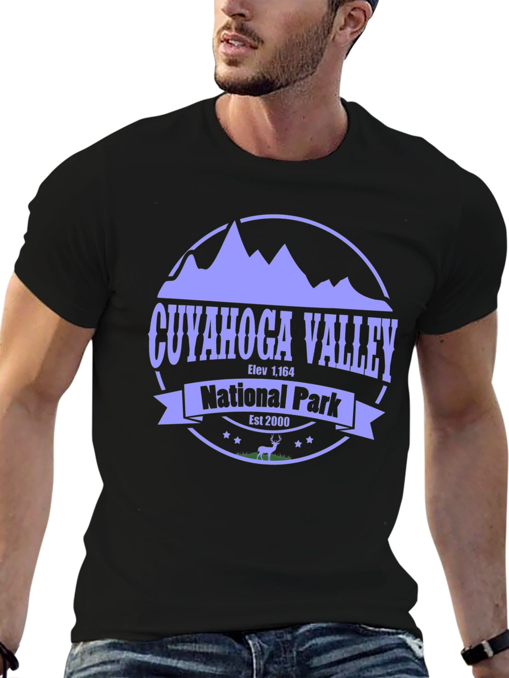 Cuyahoga Valley National Park Black T-Shirt