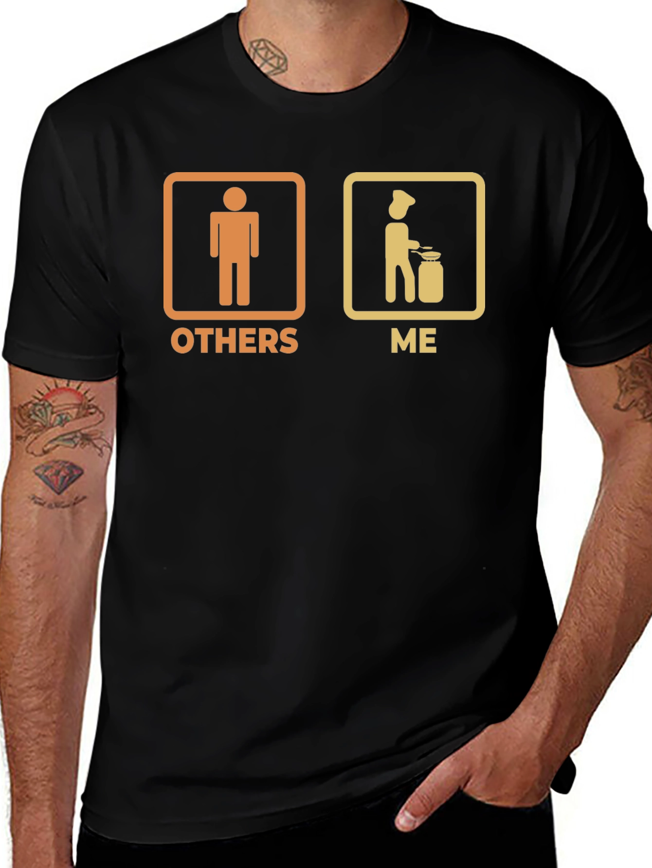 Funny Cooking T-Shirt: Others vs. Me Chef Tee