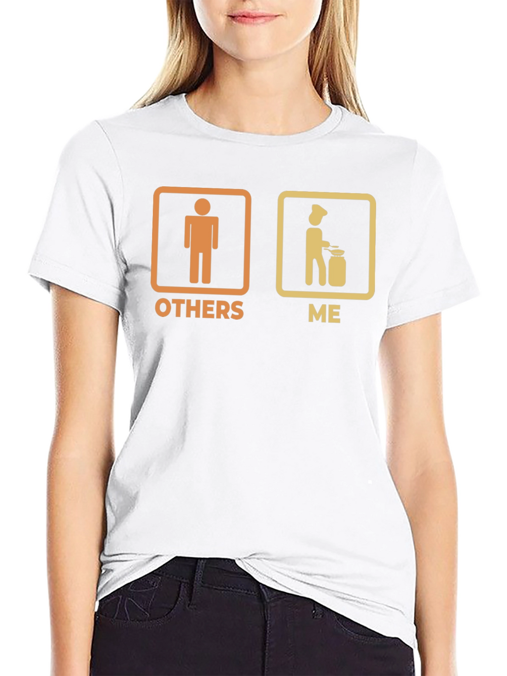 Funny Cooking T-Shirt: Others vs. Me Chef Tee