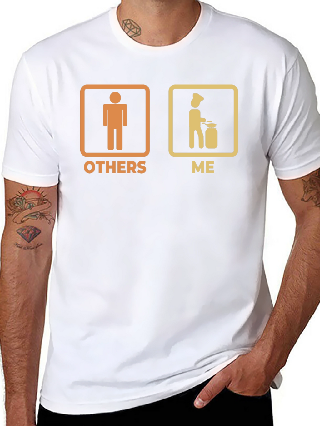Funny Cooking T-Shirt: Others vs. Me Chef Tee