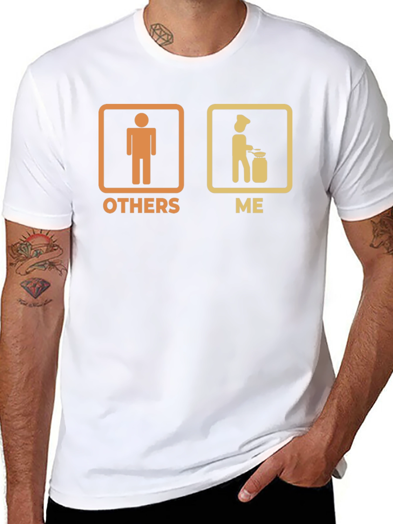 Funny Cooking T-Shirt: Others vs. Me Chef Tee