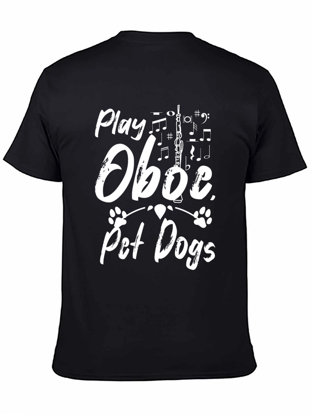 Play Oboe Pet Dogs Graphic T-Shirt