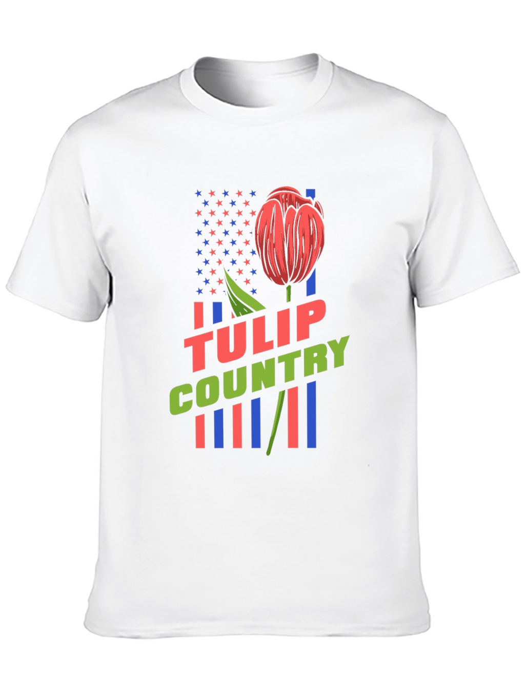 Tulip Country Graphic Tee - Black
