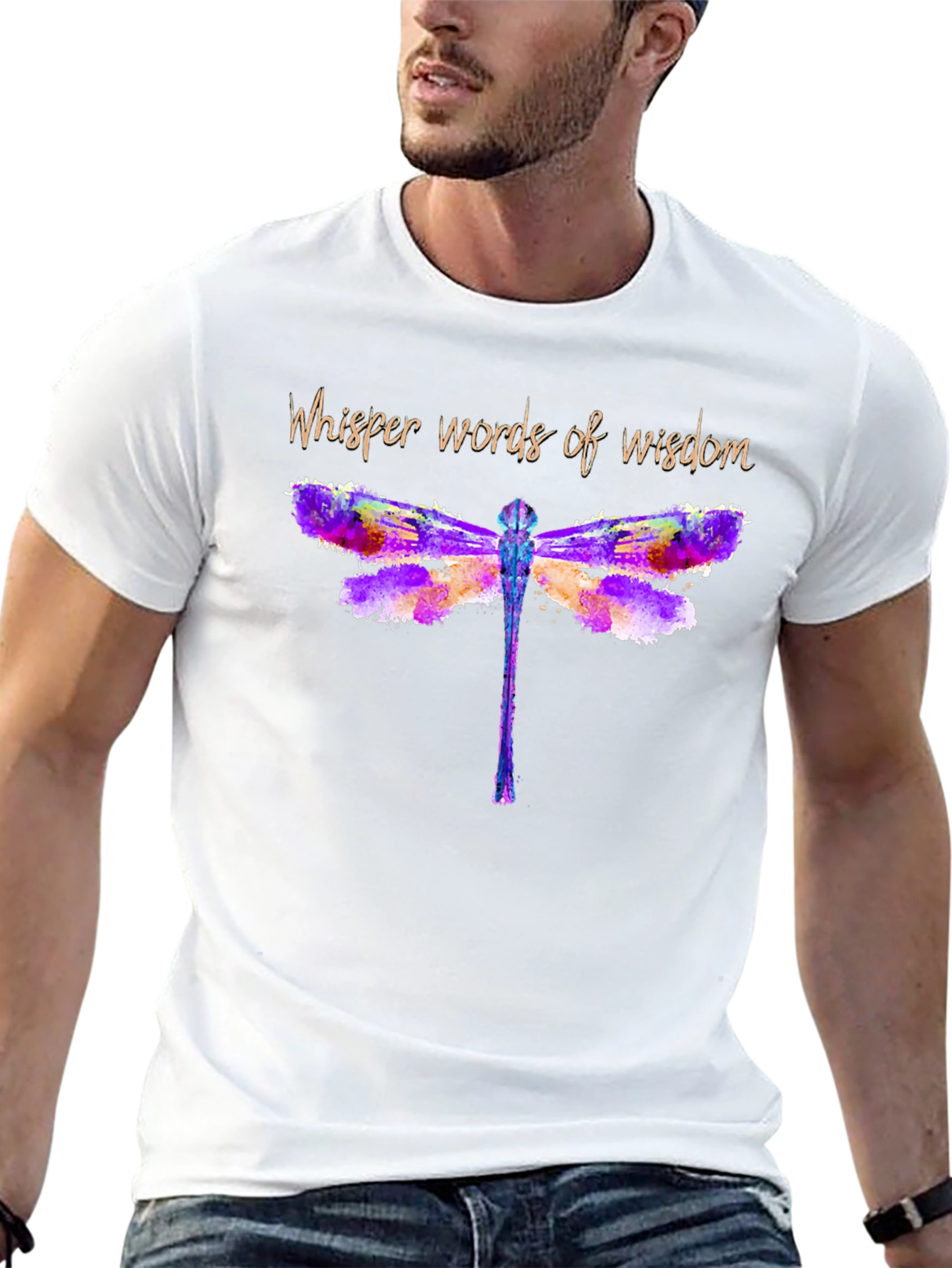 Whisper Words of Wisdom Dragonfly Tee