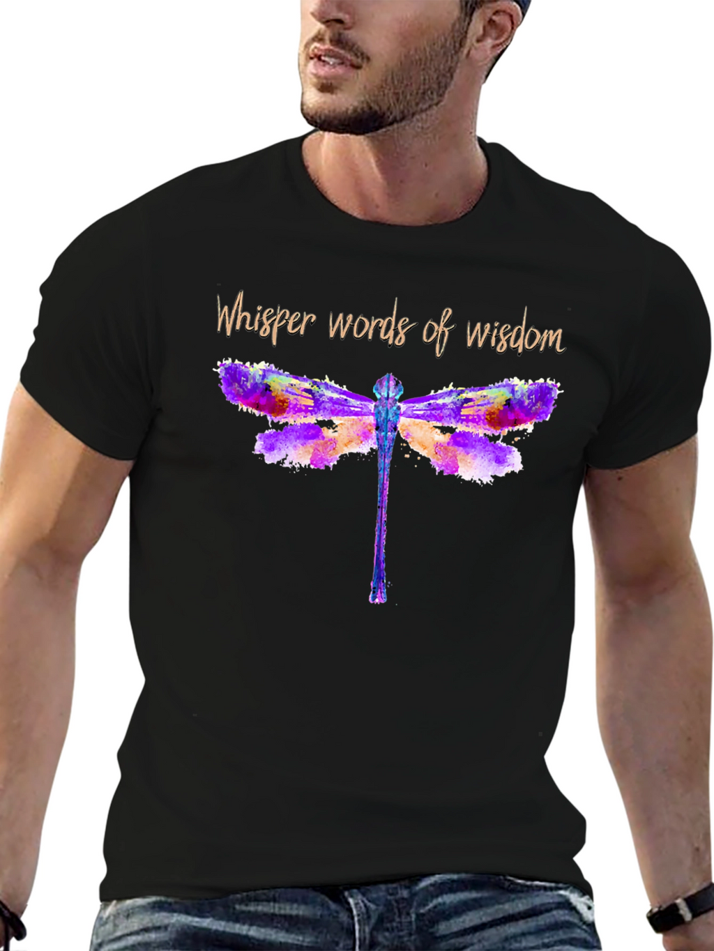 Whisper Words of Wisdom Dragonfly Tee