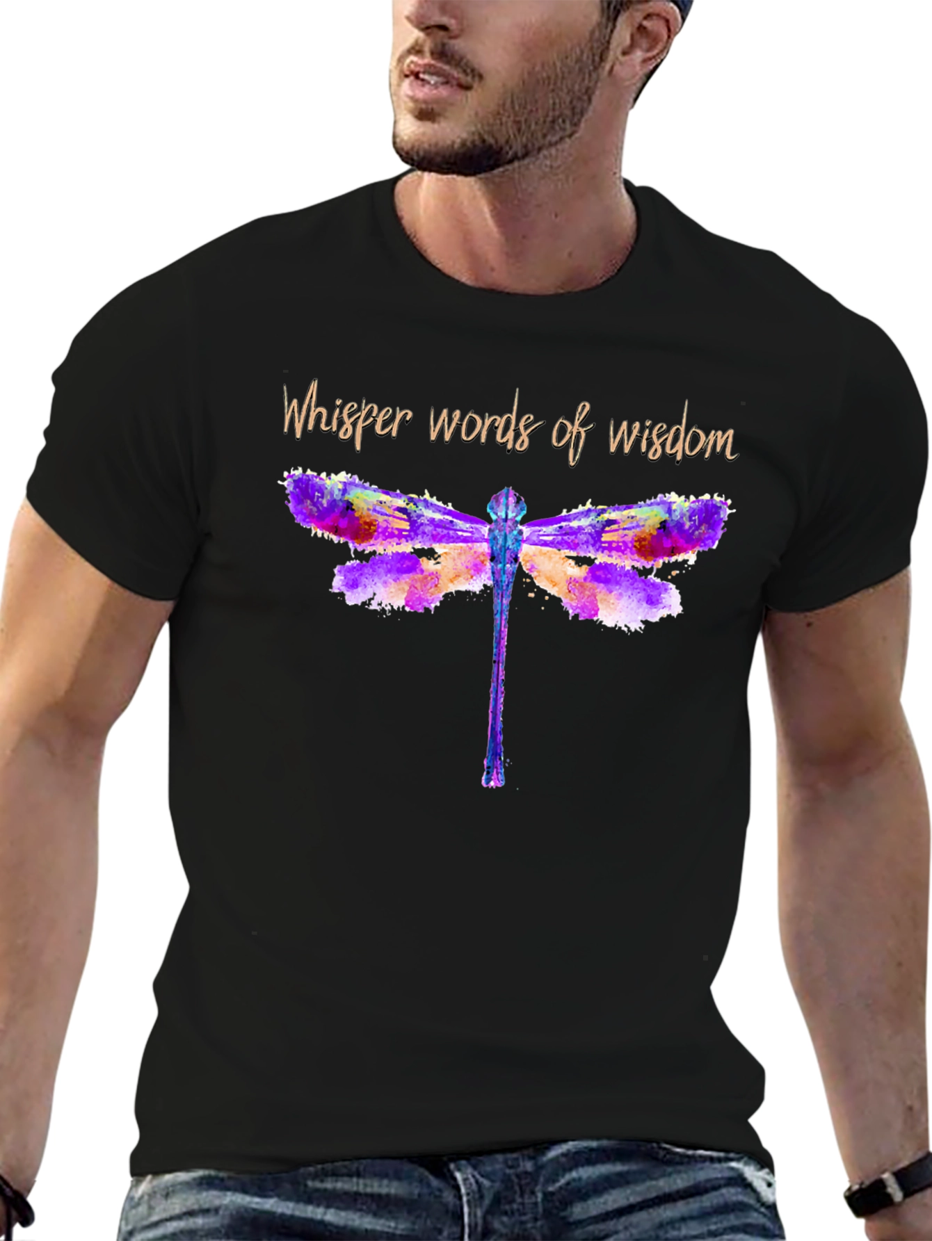 Whisper Words of Wisdom Dragonfly Tee