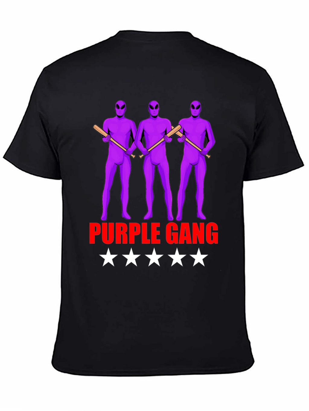 Purple Gang Alien Graphic T-Shirt