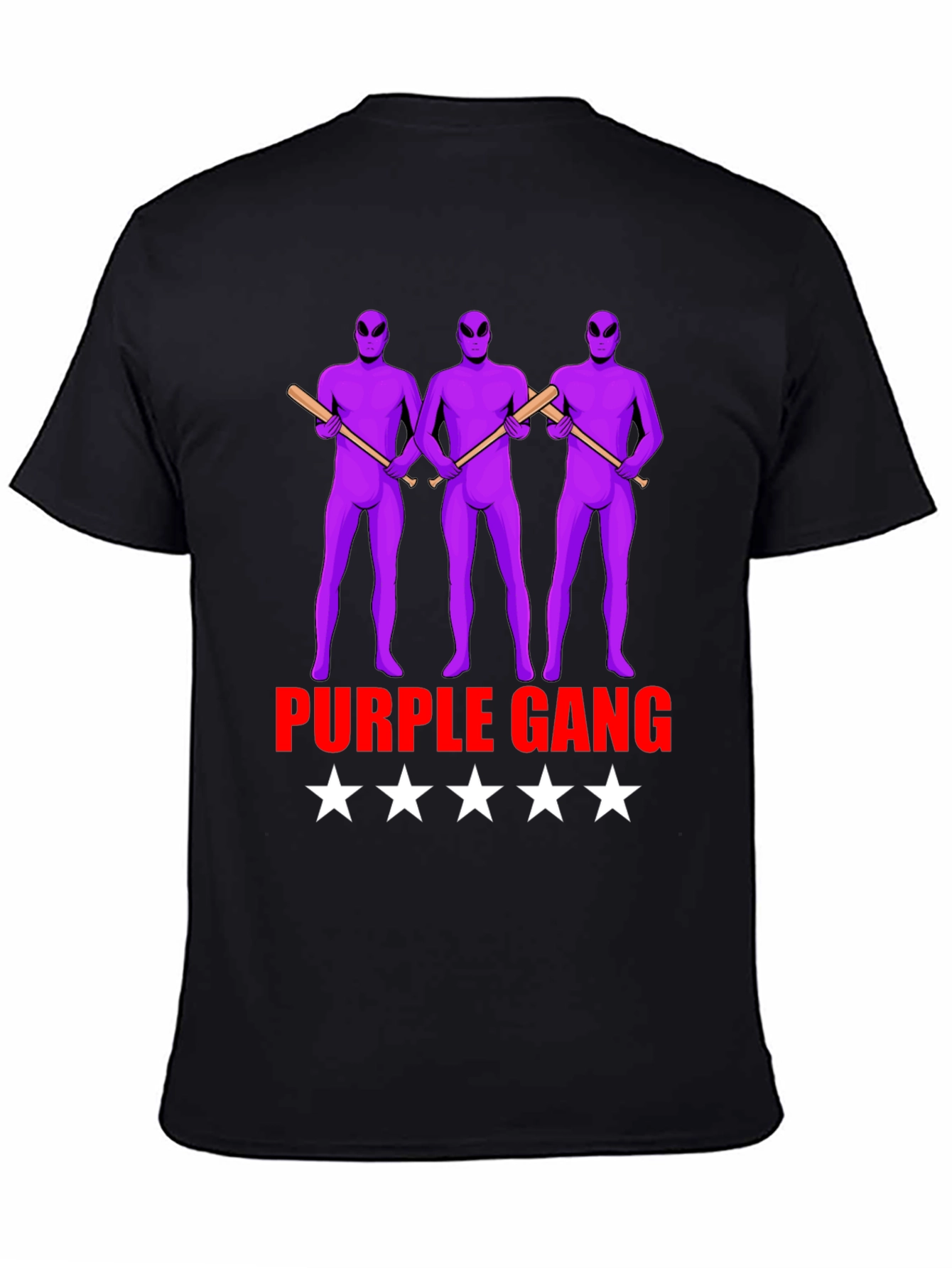 Purple Gang Alien Graphic T-Shirt
