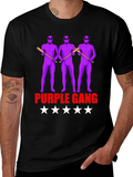 Purple Gang Alien Graphic T-Shirt