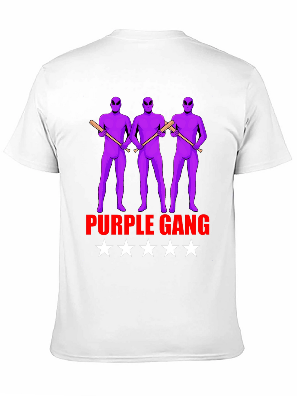 Purple Gang Alien Graphic T-Shirt