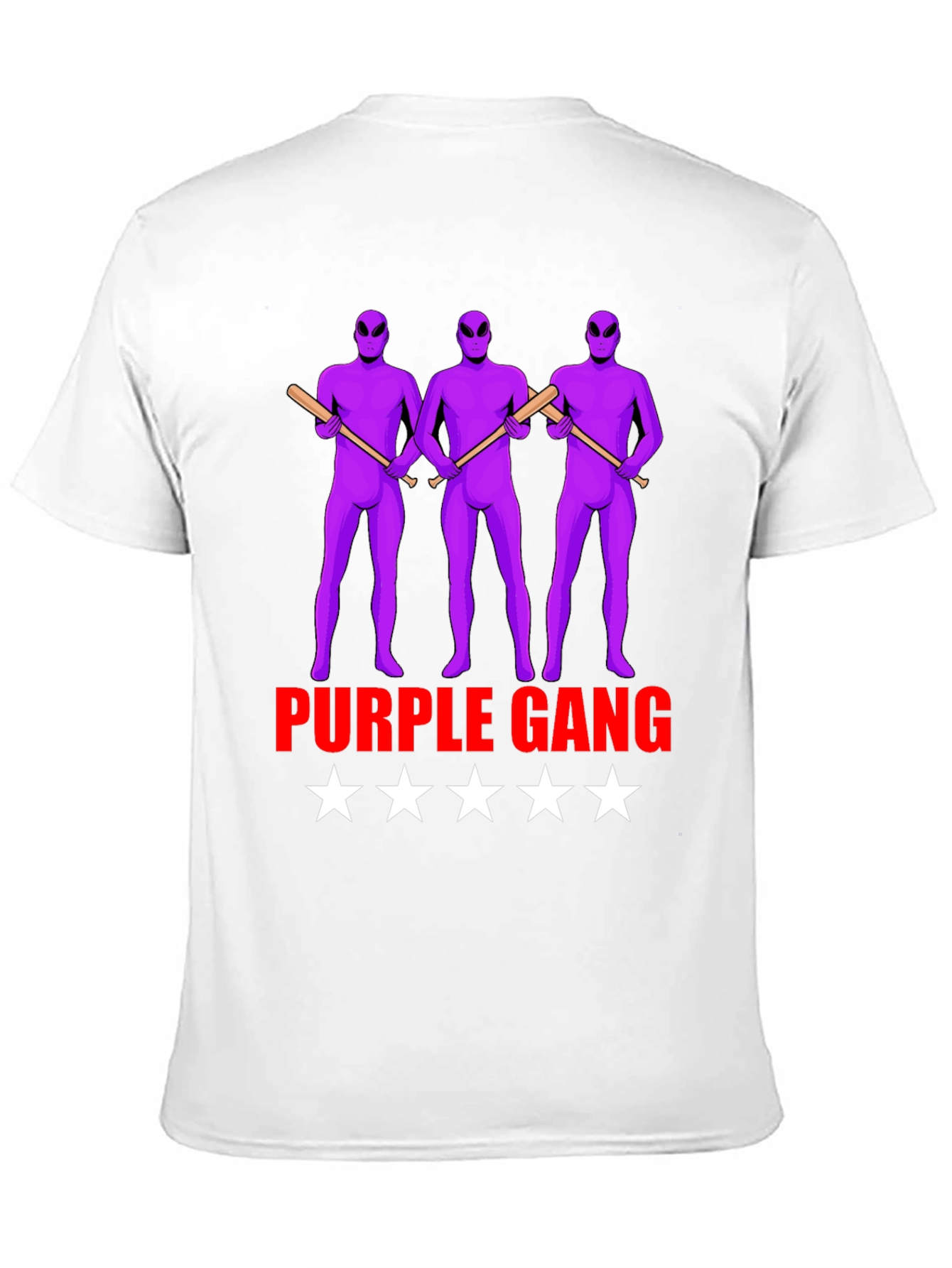 Purple Gang Alien Graphic T-Shirt