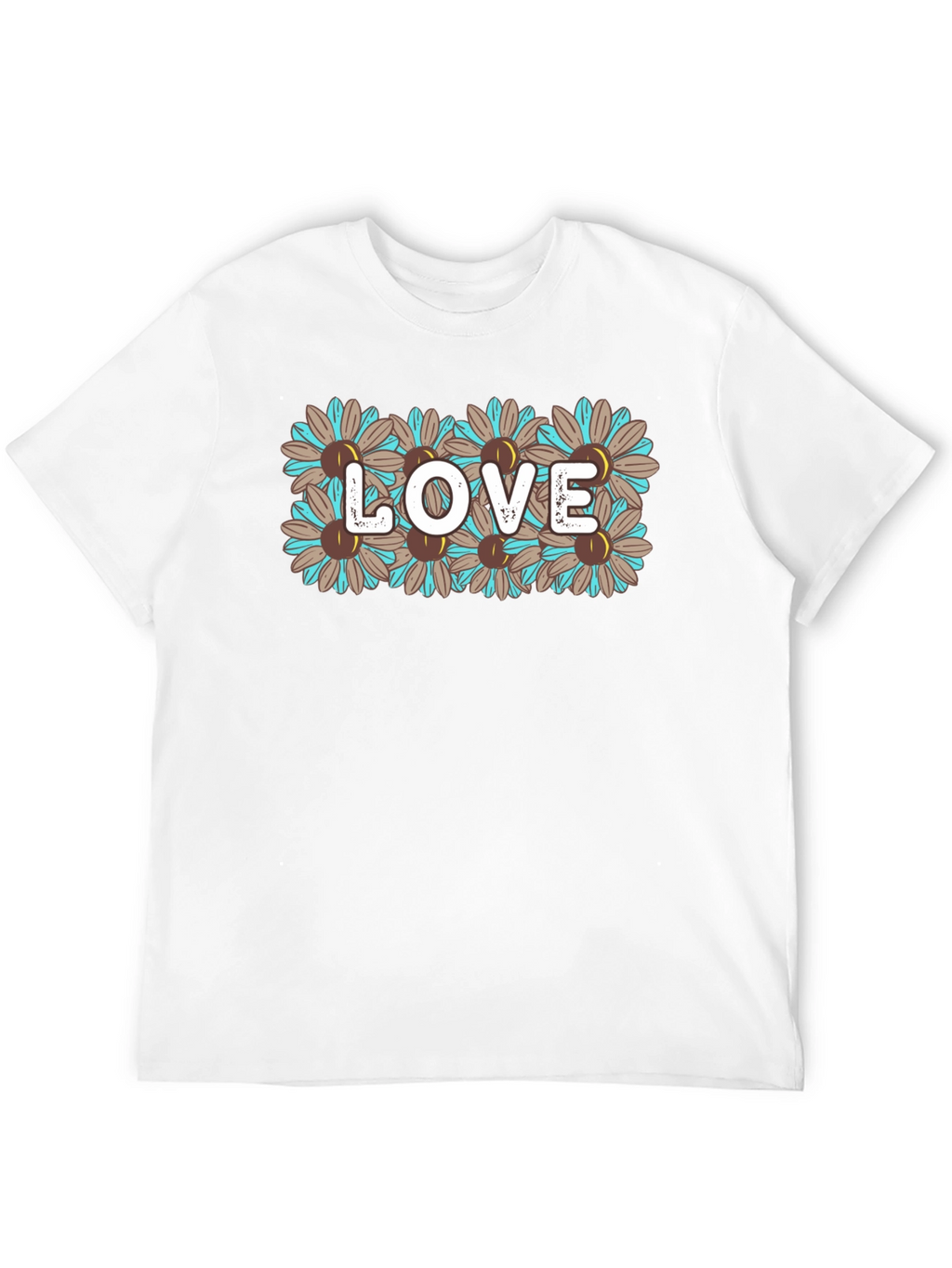 Floral LOVE Graphic Tee - Stylish & Unique