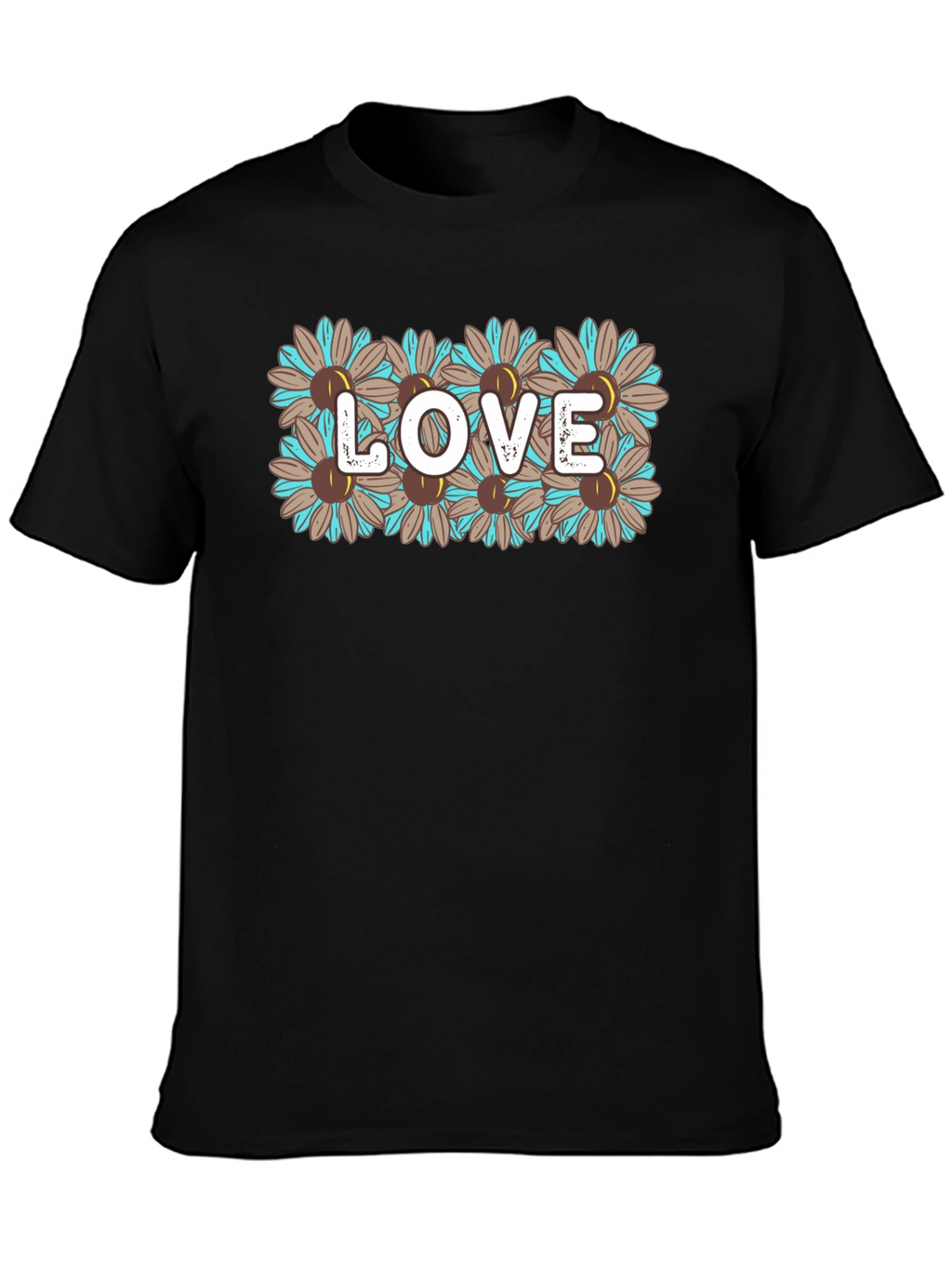 Floral LOVE Graphic Tee - Stylish & Unique