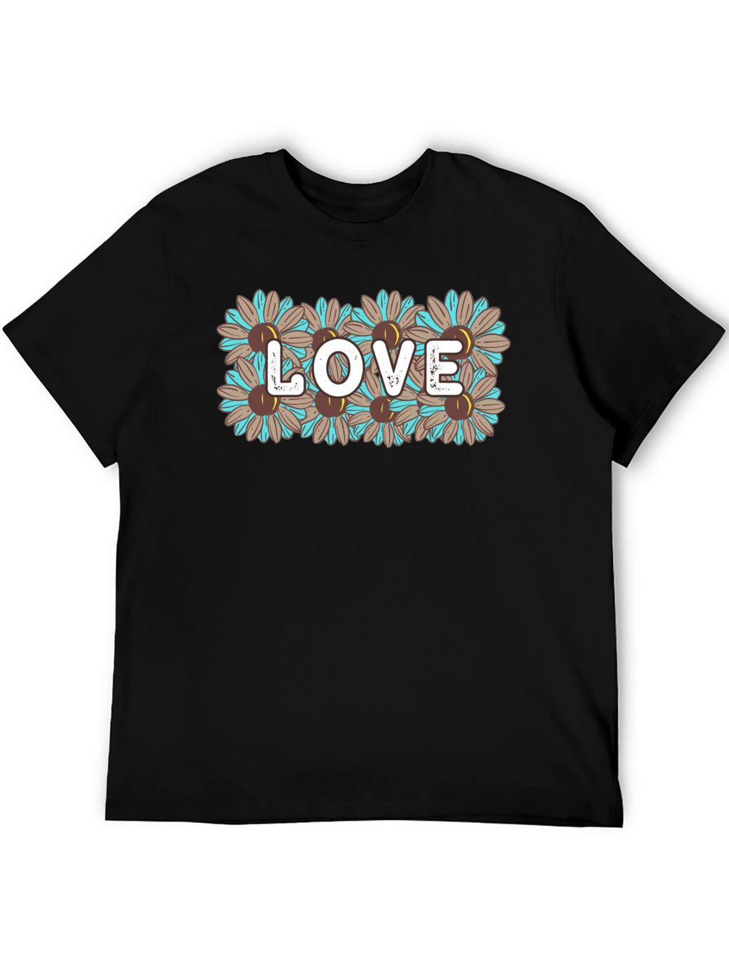 Floral LOVE Graphic Tee - Stylish & Unique