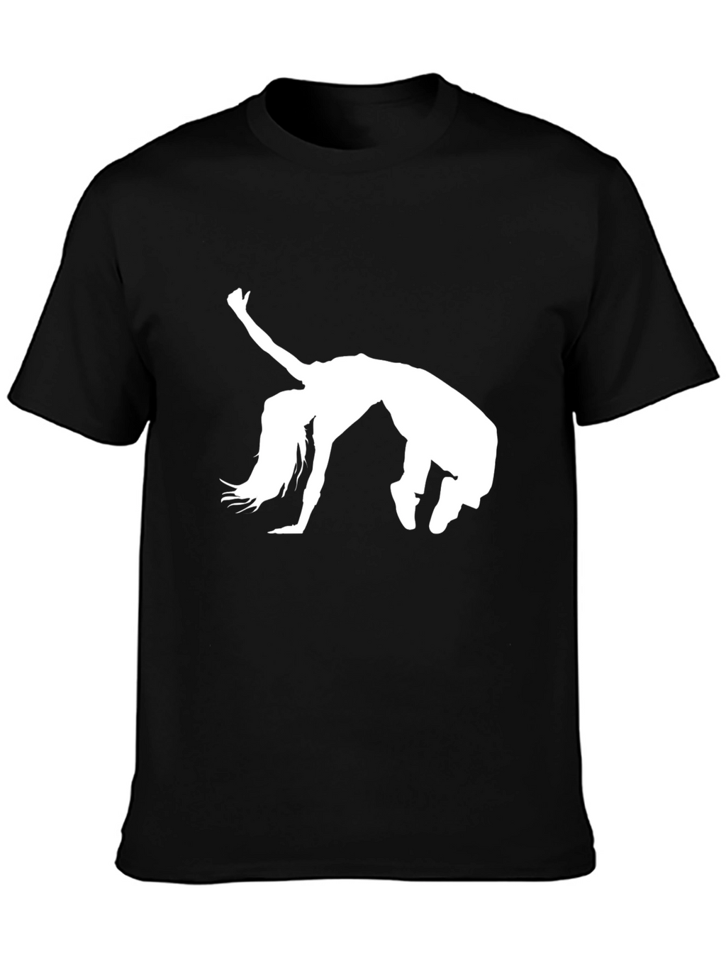 Dancer Silhouette Graphic Tee - Black