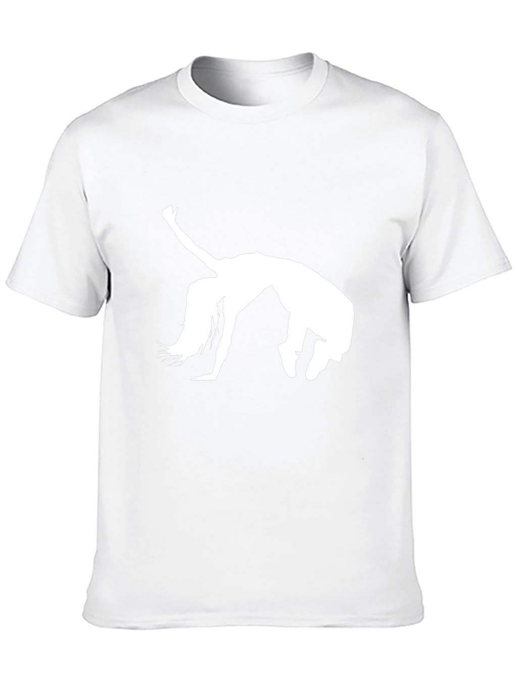 Dancer Silhouette Graphic Tee - Black