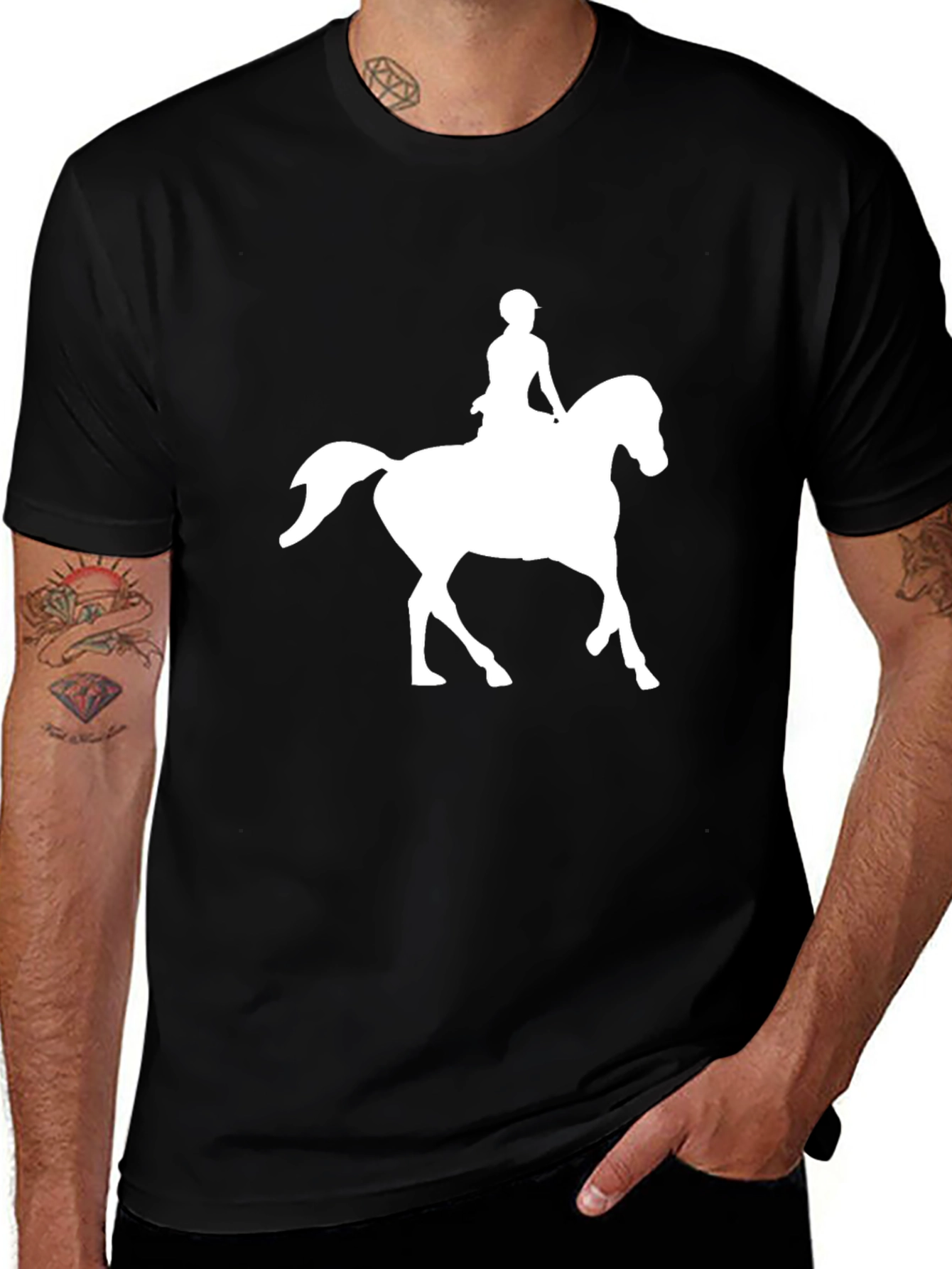 Equestrian Horseback Riding Graphic Tee