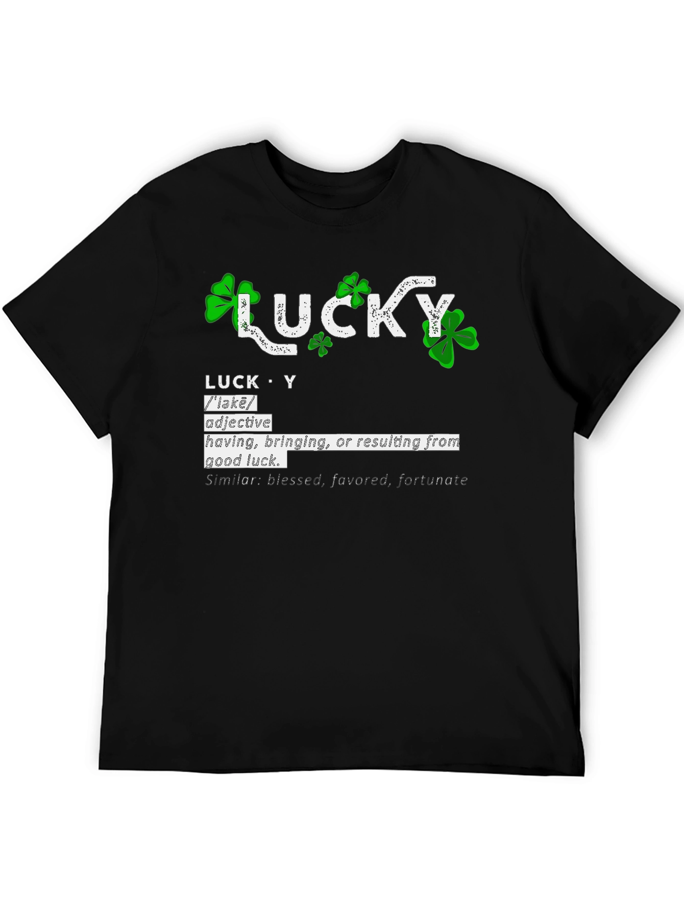 Lucky Definition Graphic T-Shirt - St. Patricks Day Tee